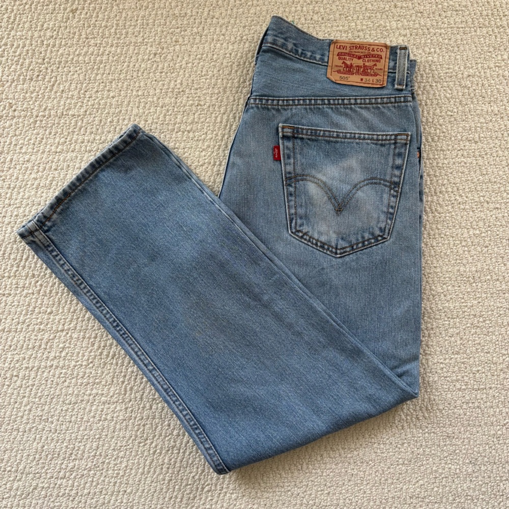 Levi's 505 Men's Blue Jeans 34x30